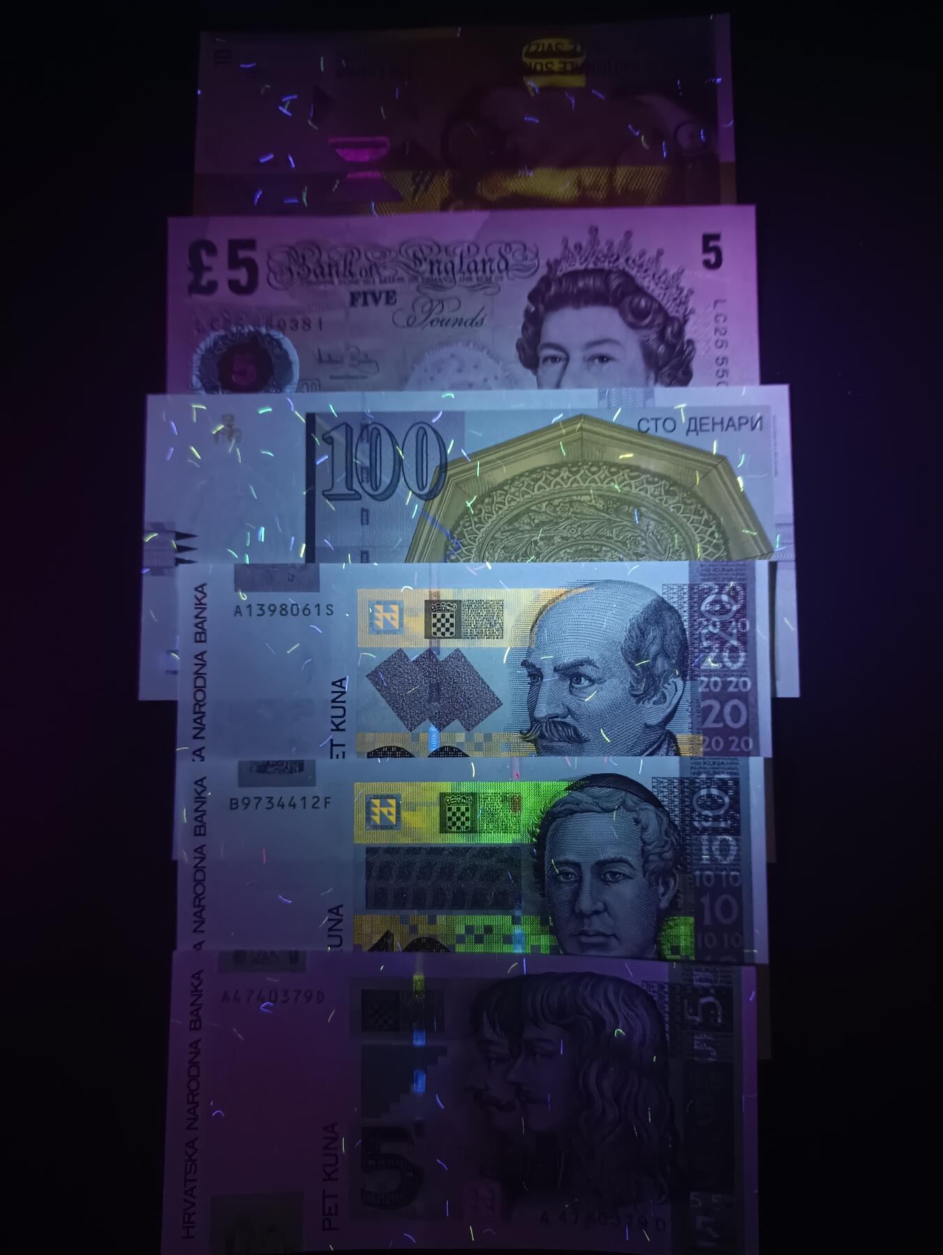 2026一月第二期，总212期 欧洲纸币批量六张UNC