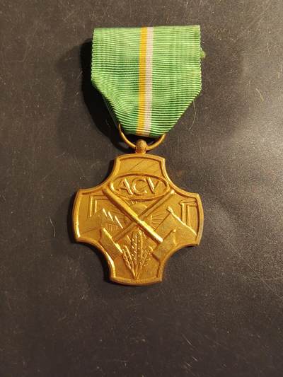 老王徽章第175期 - 比利时金级基督教工会长期服务奖章