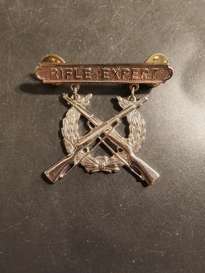 老王徽章第175期 - 美国海军陆战队神射手技能章   步枪专家勋条