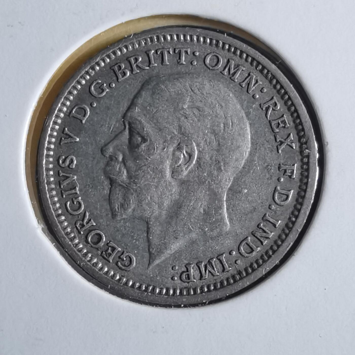 沼泽如烟--第955场 英国1935年3便士银币