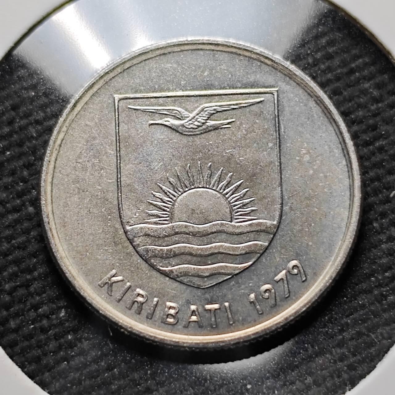 KK钱币收藏小铺  第399期  百期特拍（四拍之三）2月预留时间 周末发货  1979基里巴斯2分 好品