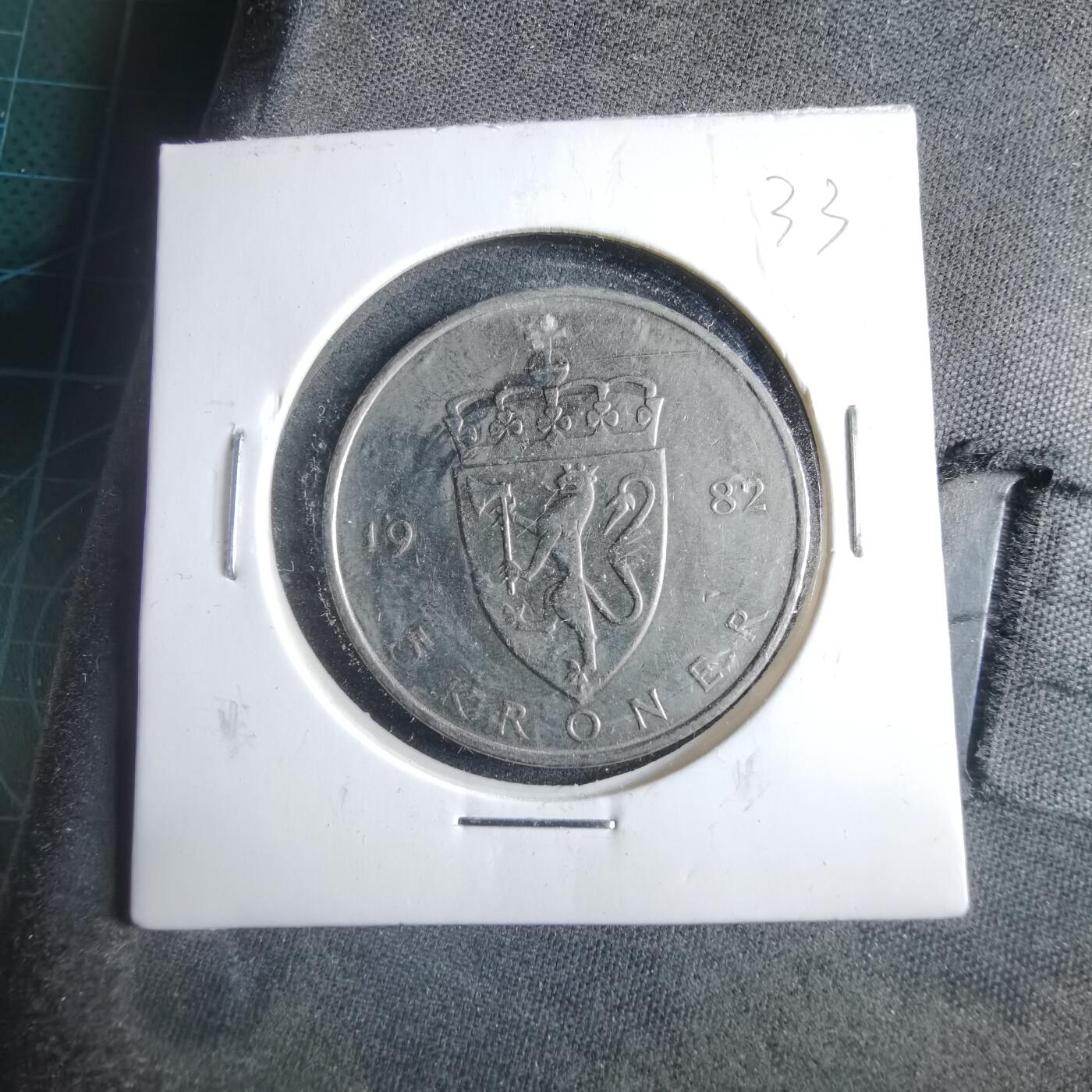 沼泽如烟--第955场 挪威1982年5克朗