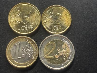 邮泉阁限时拍卖第三十九场 欧洲专场（硬币在国外。请付邮费6元。） - 原光圣马力诺2025年欧元4枚