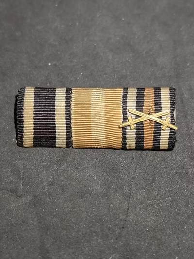 凯旋世界勋赏（第21期冬季大拍）（欢迎送拍）（对拍品有疑问请询问客服，不接受到手刀，出价默认拍品品相。请认真阅读拍卖规则！出价默认已认可！）（收到货请录制开箱视频，无视频概不处理问题。） - 一战 帝德 勋章勋略 三连略 包含 普鲁士王国二级铁十字勋章，二级西里西亚雄鹰勋章，军事版带剑兴登堡十字