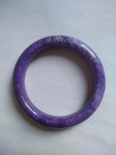 玉石 手镯 手串 手链专场 - 帝王紫手镯。圈口59。