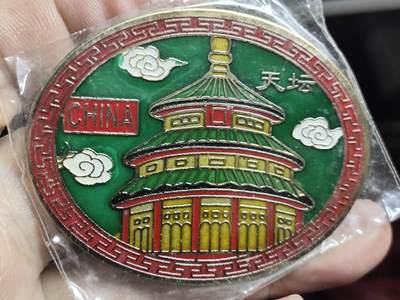 浓郁中国风景泰蓝冰箱贴 - 北京天坛