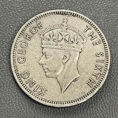 回流20260108 - 马来亚1948年20分乔治六世镍币