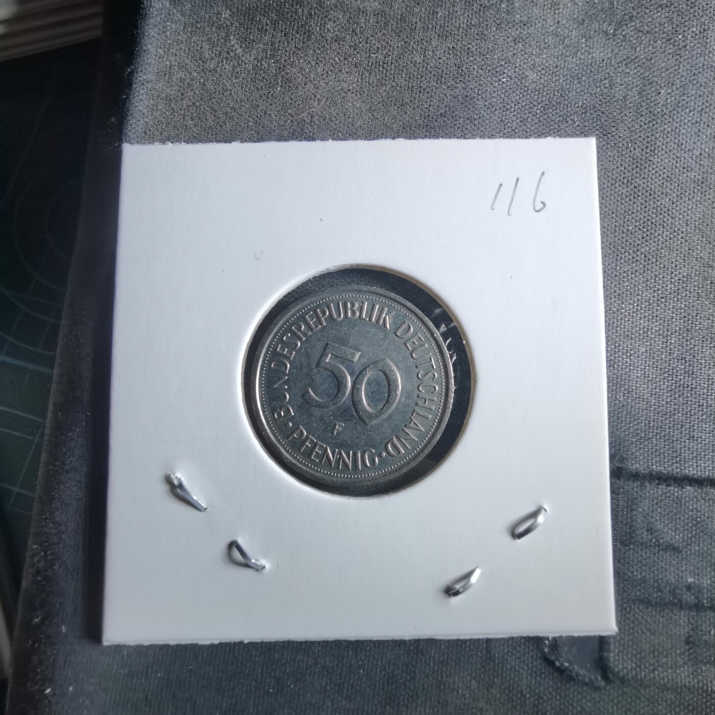 沼泽如烟--第955场 德国1993年50芬尼