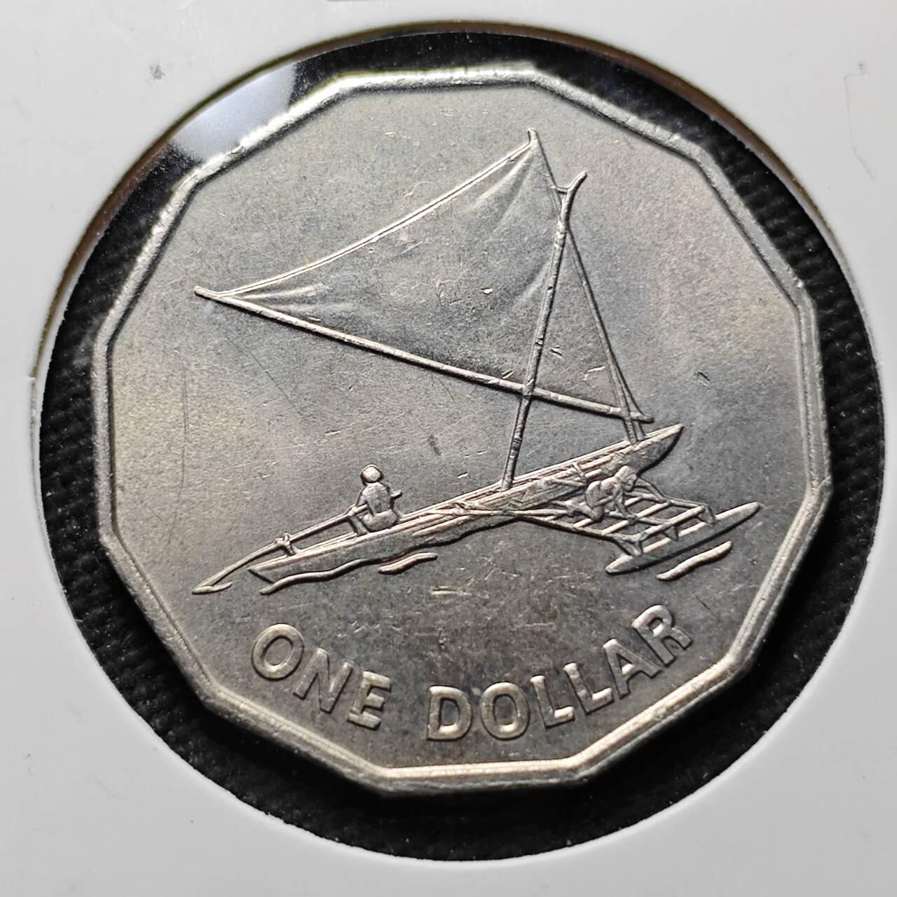 KK钱币收藏小铺  第399期  百期特拍（四拍之三）2月预留时间 周末发货  1979基里巴斯1元 好品