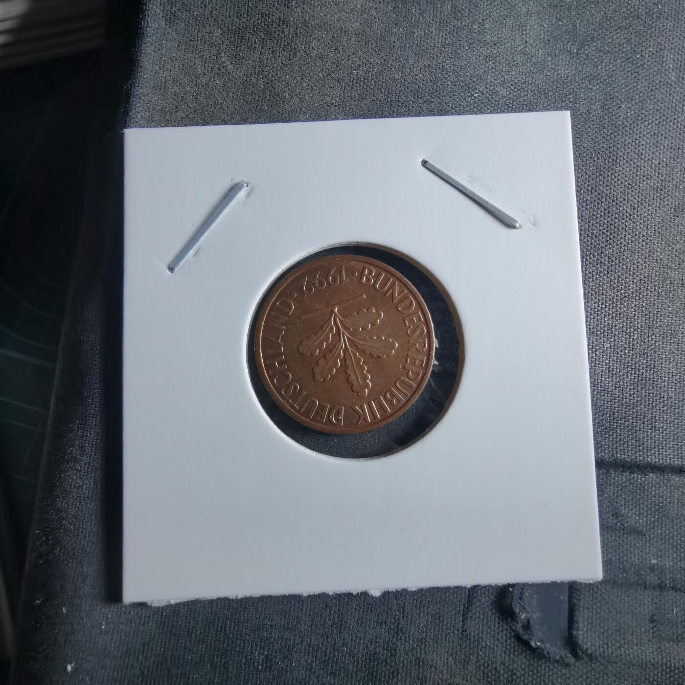 沼泽如烟--第955场 德国1992年2芬尼