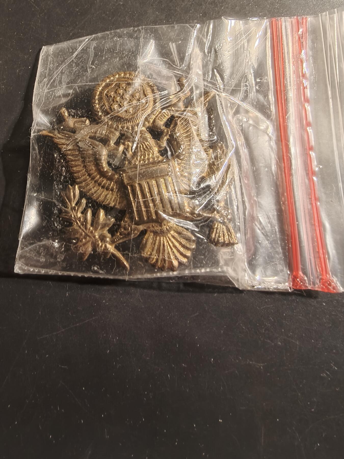 老王徽章第175期 美国陆军军官大檐帽帽徽