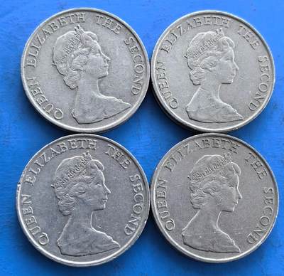 外国优质银币非洲美洲币，周六九点倒数截拍，满百包邮，持续收拍 - 香港5元4枚