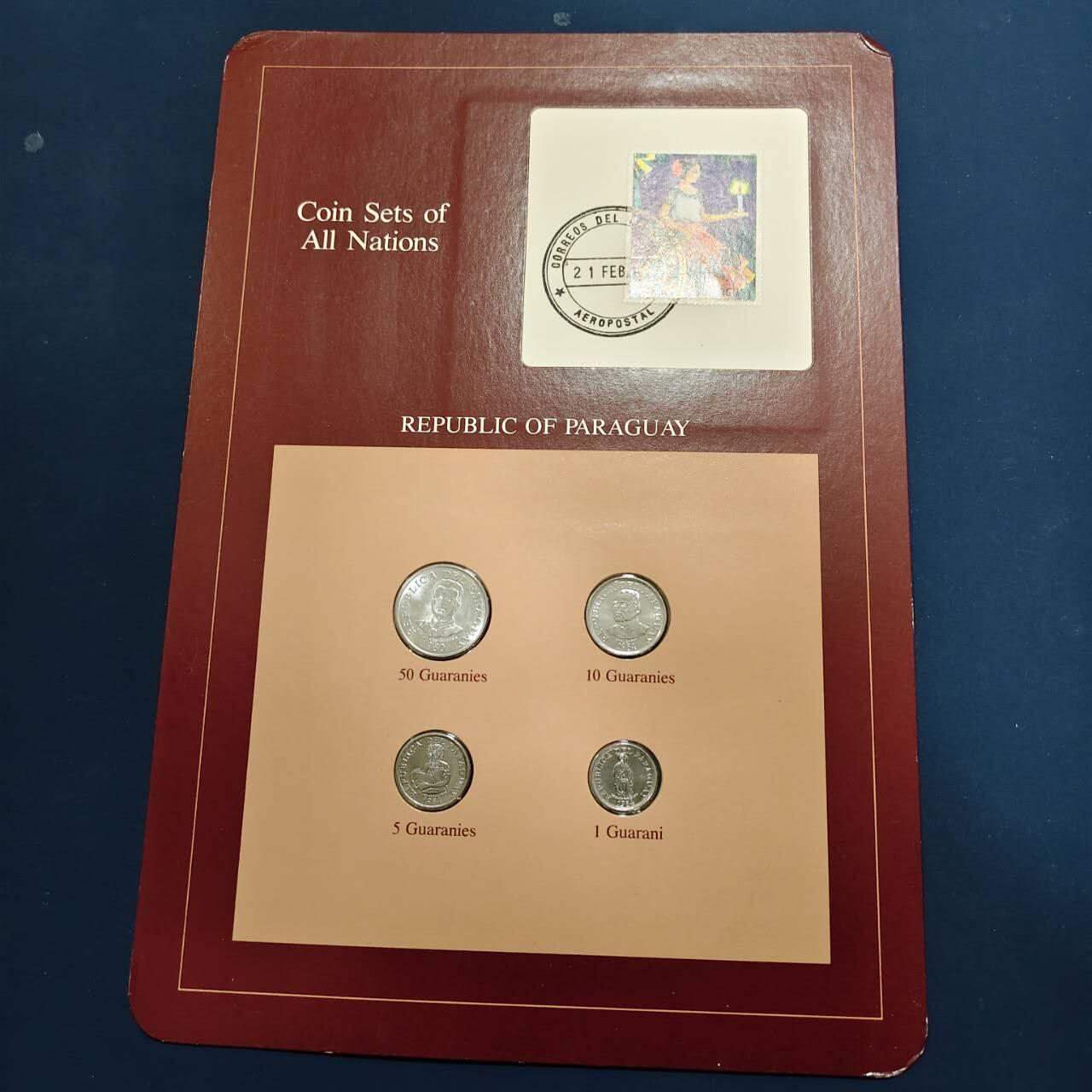 【全场包邮】纯粹捡漏拍492场【封装套币专场】-注意佣金 【富兰克林·世界各国硬币系列邮币卡】巴拉圭共和国2