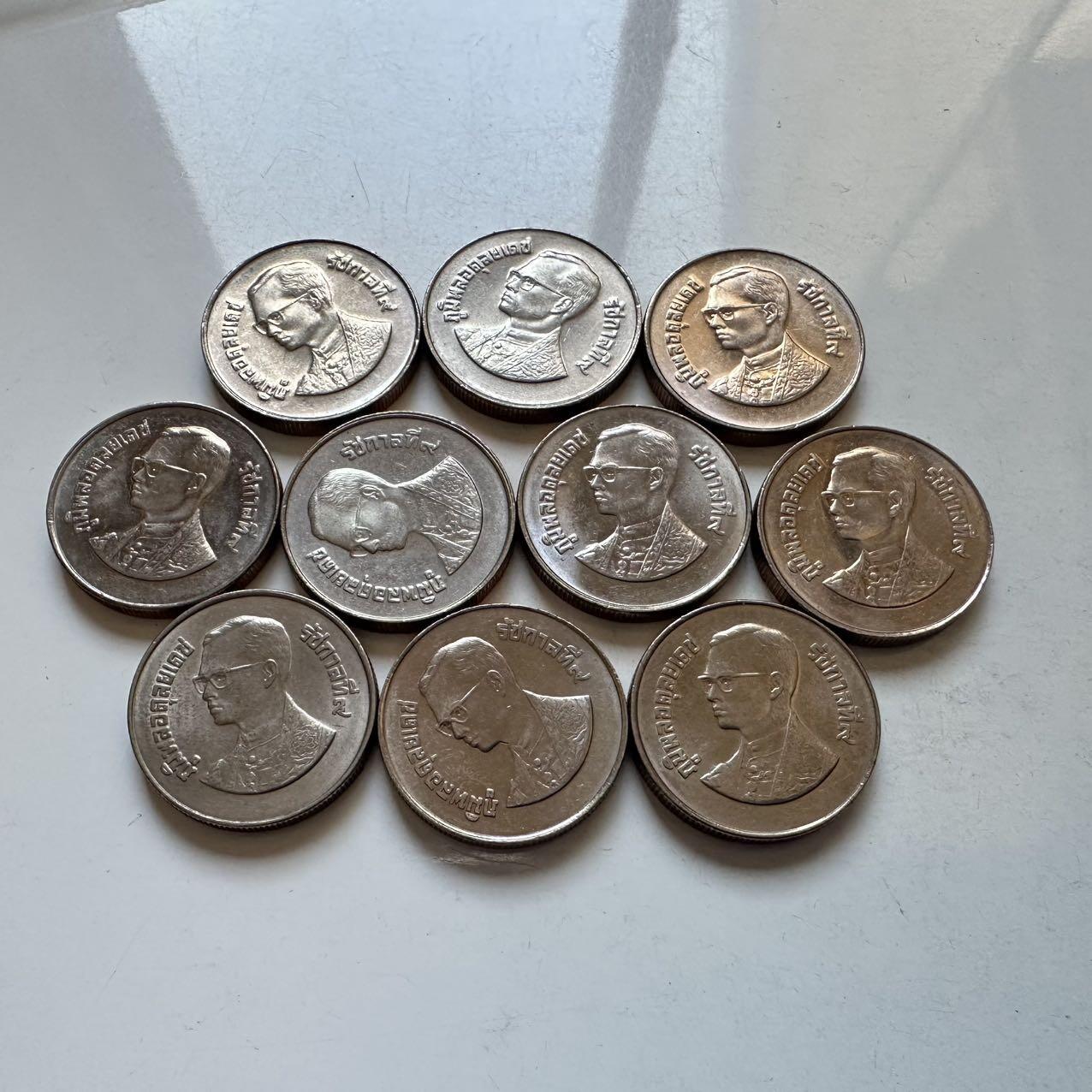 🌹外币初藏🌹🐯2026年第5场  每周二四六晚8️⃣点 接代拍 1986年国际和平年2泰铢纪念币10枚 b