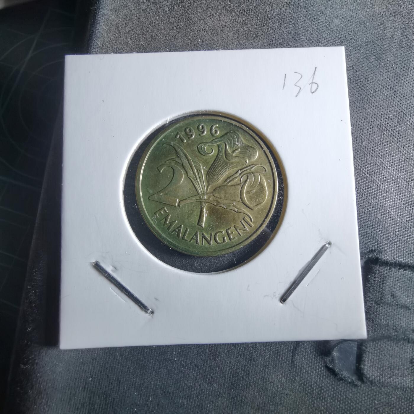 沼泽如烟--第955场 斯威士兰1996年2里兰吉尼