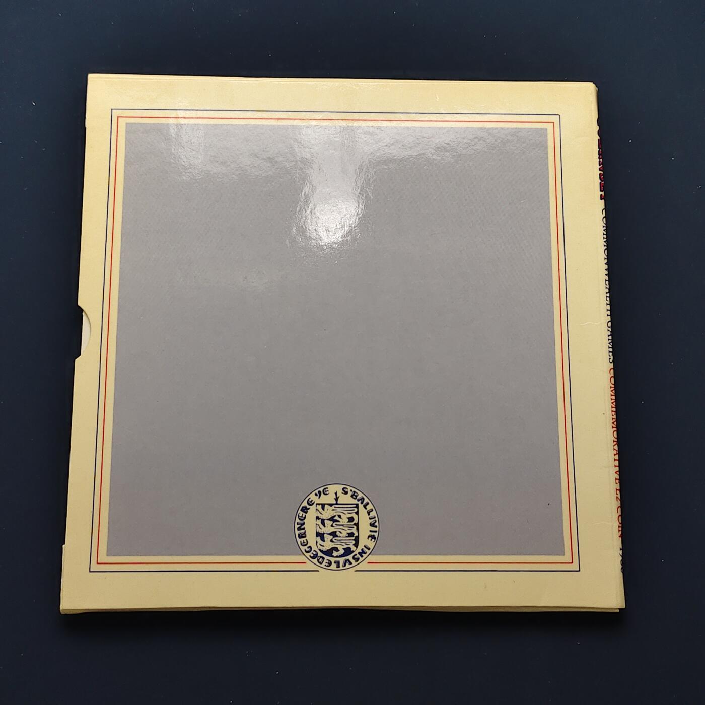 【全场包邮】纯粹捡漏拍492场【封装套币专场】-注意佣金 根西1986年2镑爱丁堡英联邦运动会官方卡装克朗型纪念币