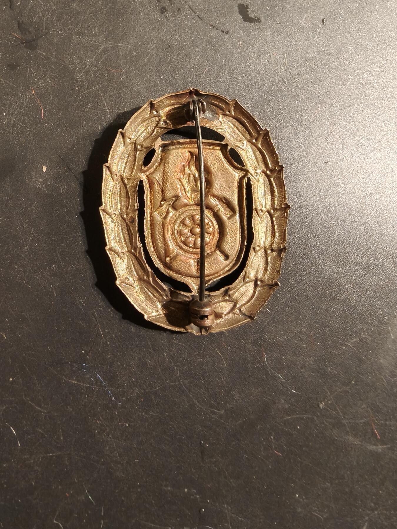 老王徽章第175期 德国巴伐利亚消防员铜级级功绩证章