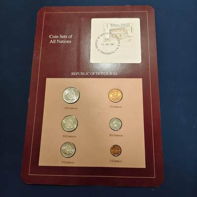 【全场包邮】纯粹捡漏拍492场【封装套币专场】-注意佣金 - 【富兰克林·世界各国硬币系列邮币卡】洪都拉斯共和国2