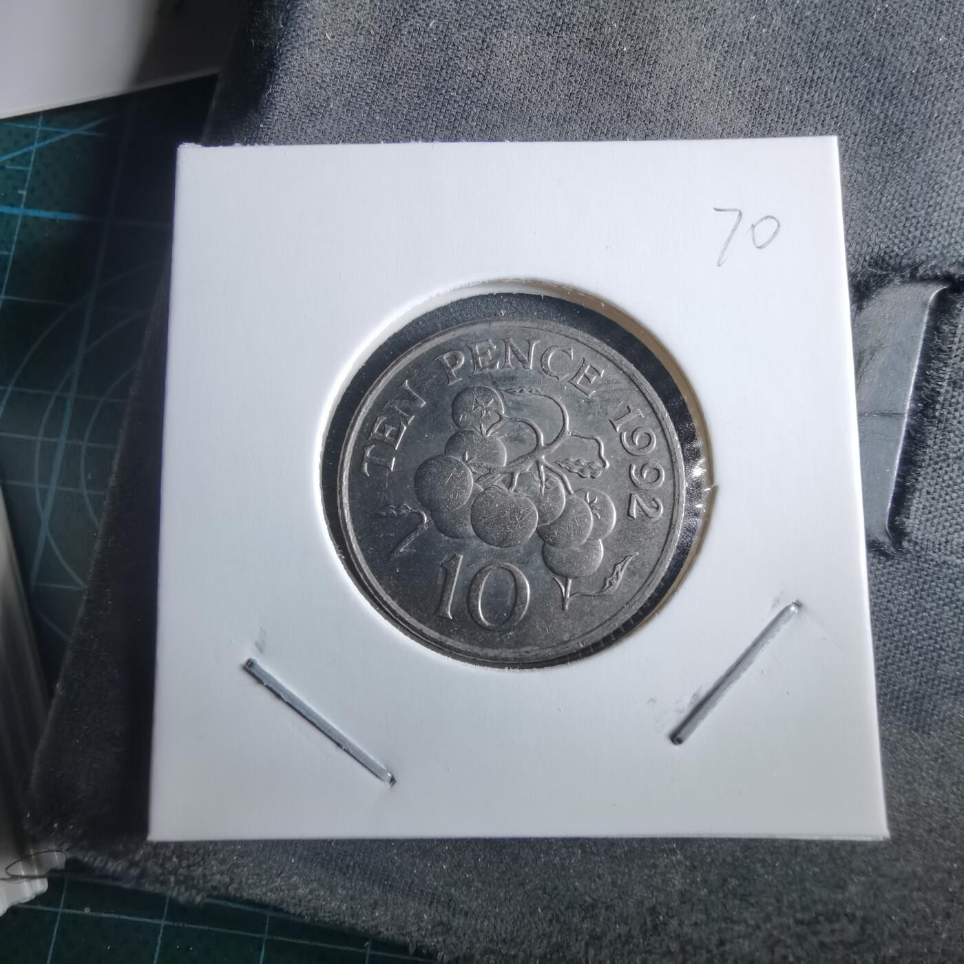 沼泽如烟--第955场 根西1992年10便士