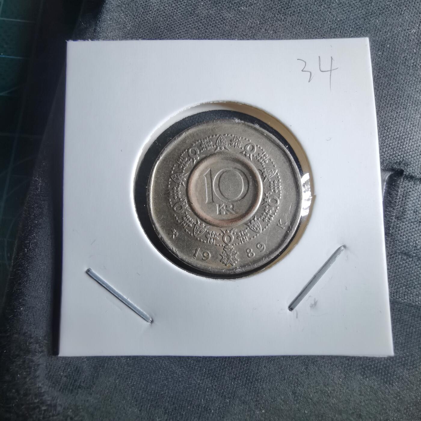 沼泽如烟--第955场 瑞典1989年10克朗