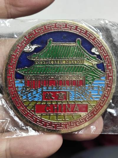 浓郁中国风景泰蓝冰箱贴 - 北京故宫