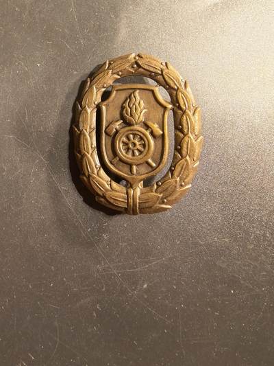 老王徽章第175期 - 德国巴伐利亚消防员铜级级功绩证章