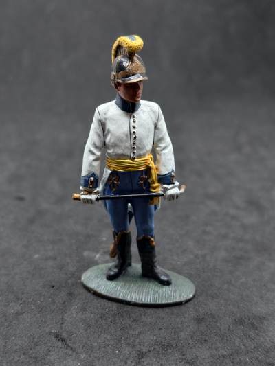 凯旋世界勋赏（第21期冬季大拍）（欢迎送拍）（对拍品有疑问请询问客服，不接受到手刀，出价默认拍品品相。请认真阅读拍卖规则！出价默认已认可！）（收到货请录制开箱视频，无视频概不处理问题。） - 西班牙Del Prado品牌出品的1800年奥地利斯普伦格（Splényi）团军官金属兵人模型