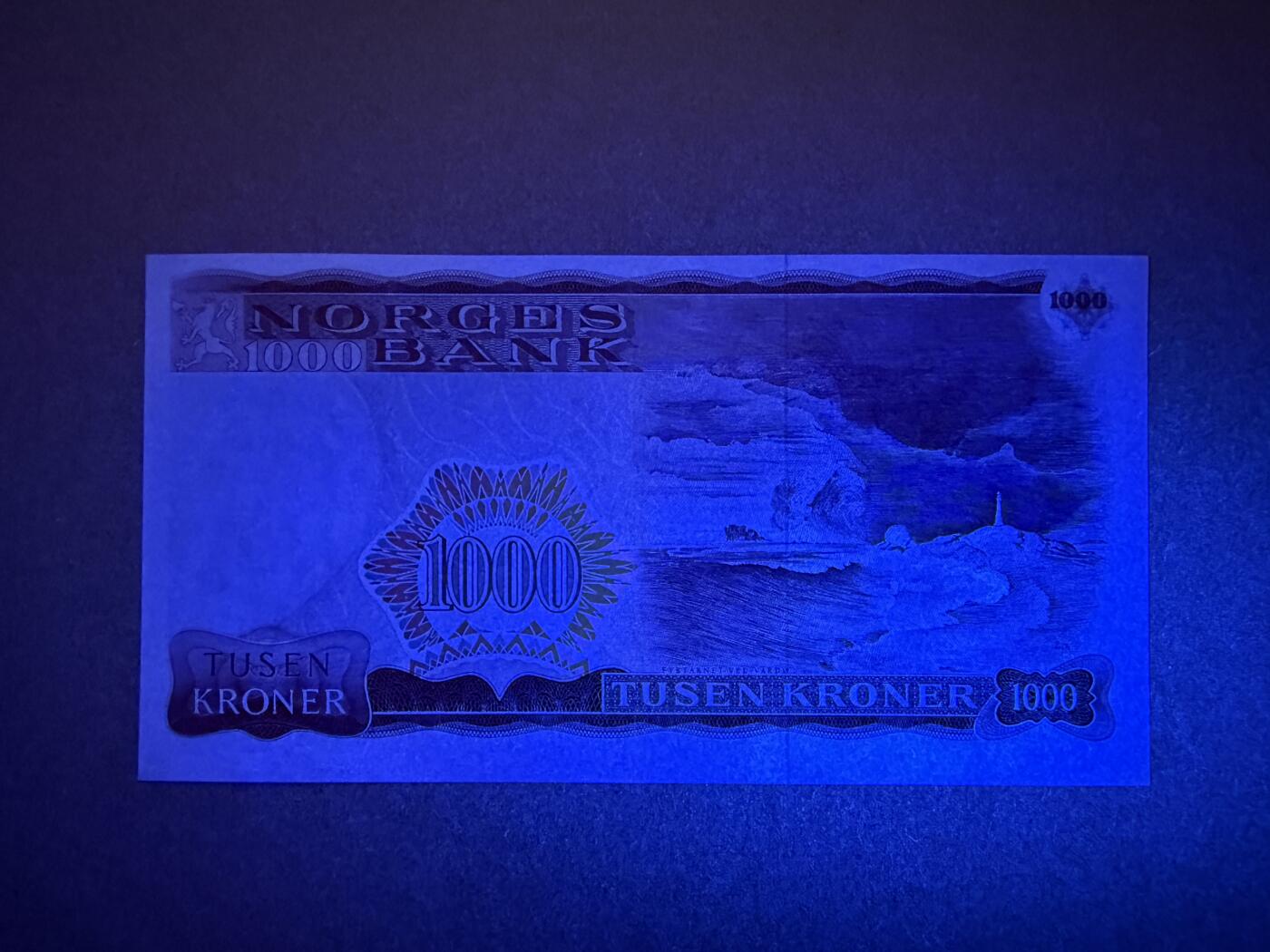 《艾美收藏》第228期-1.11周日外币精品 挪威1000克朗 AU 1980年 挪威剧作家亨利克·易卜生