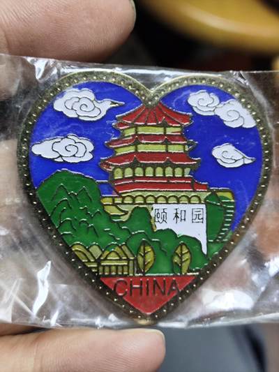 浓郁中国风景泰蓝冰箱贴 - 北京颐和园