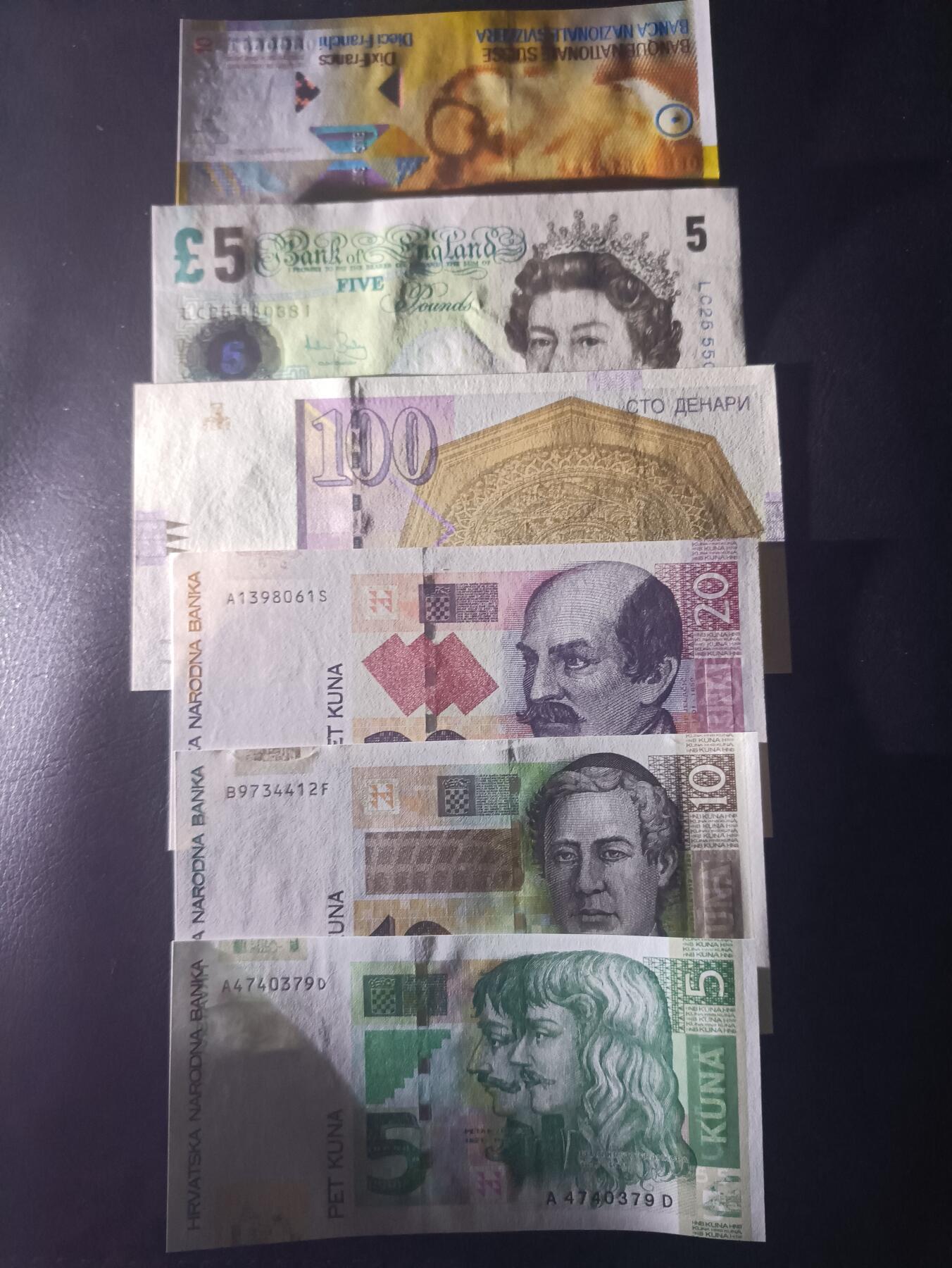 2026一月第二期，总212期 欧洲纸币批量六张UNC