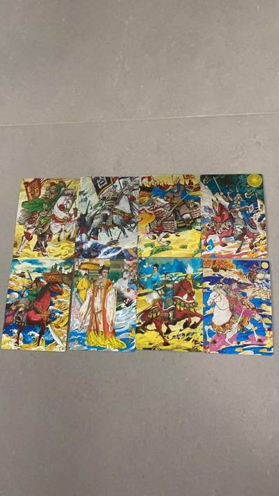 满200包邮！龙虎卡牌-七一场（满200元包邮，无佣金，每周六结拍，欢迎送拍） - 粗闪8张 奇点 天下归心异色一套