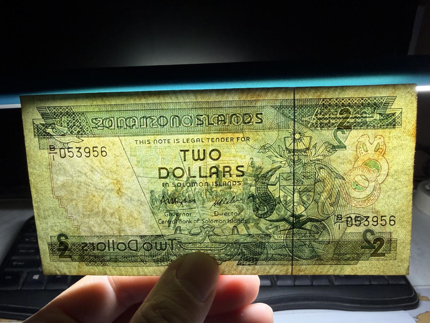 2026年集古藏今外币拍卖第一期-第3场—（总第300拍-纸币专场），本期拍完结算一次，发货时间2-3天，休息几天后继续新的一期拍卖。 所罗门群岛2元