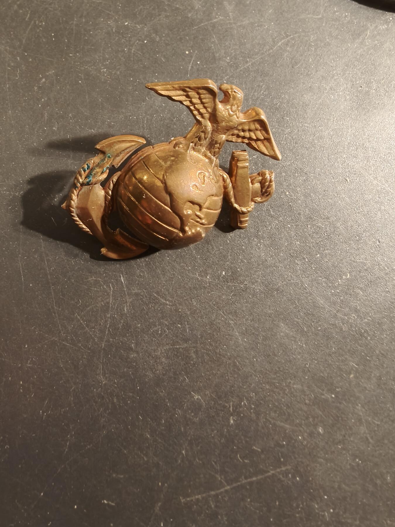 老王徽章第175期 美国海军陆战队大檐帽帽徽