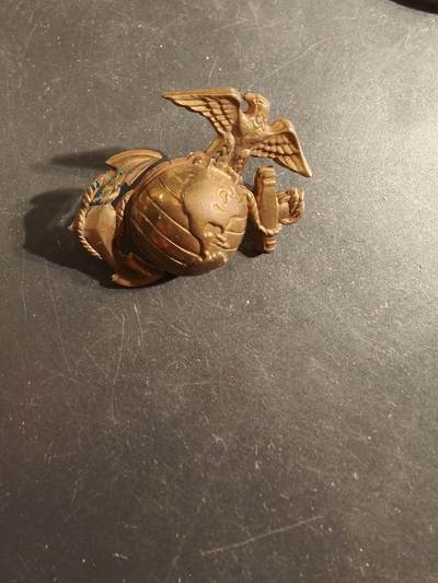 老王徽章第175期 - 美国海军陆战队大檐帽帽徽