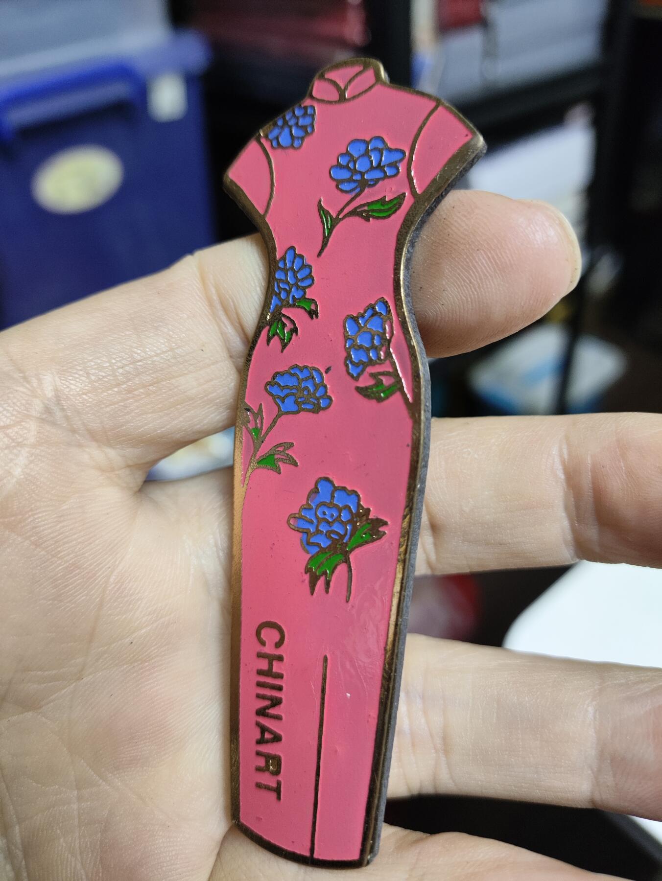 浓郁中国风景泰蓝冰箱贴