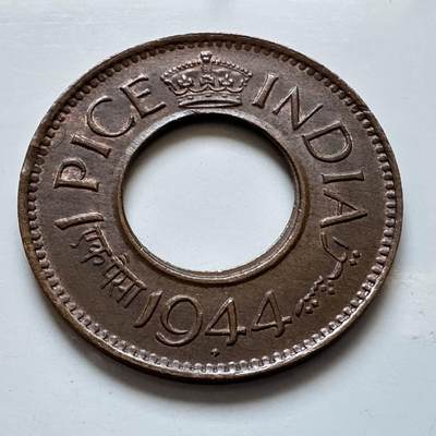 🌹外币初藏🌹🐯2026年第5场  每周二四六晚8️⃣点 接代拍 -  英属印度1944年一派沙 c