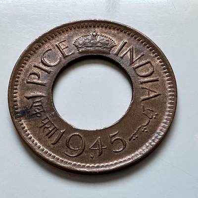 🌹外币初藏🌹🐯2026年第5场  每周二四六晚8️⃣点 接代拍 -  英属印度1945年一派沙 