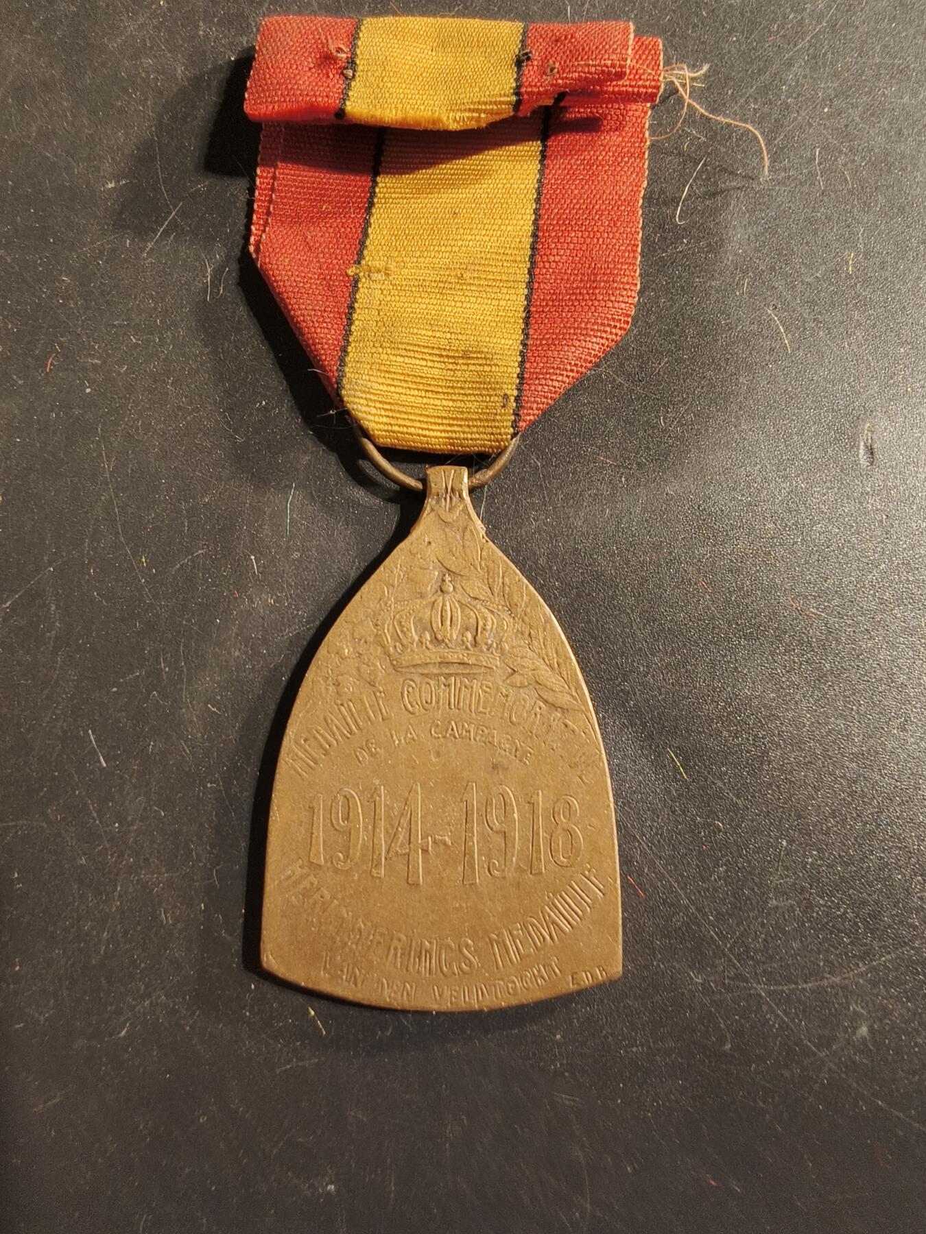 老王徽章第175期 比利时一战纪念章