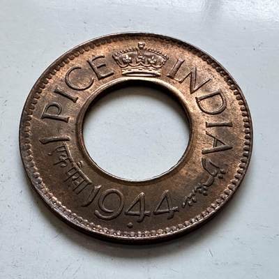 🌹外币初藏🌹🐯2026年第5场  每周二四六晚8️⃣点 接代拍 -  英属印度1944年一派沙 a