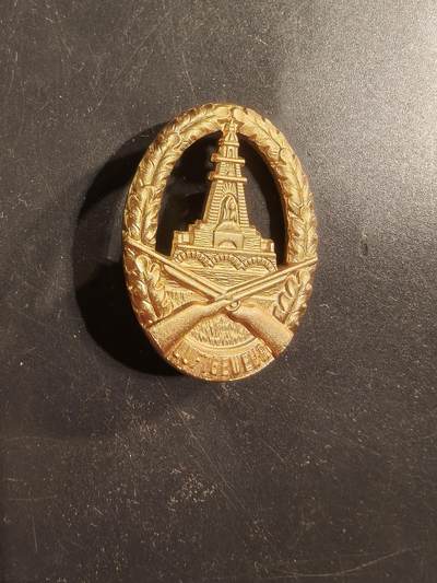 老王徽章第175期 - 德国金级基夫霍伊泽老兵协会射击技能证章