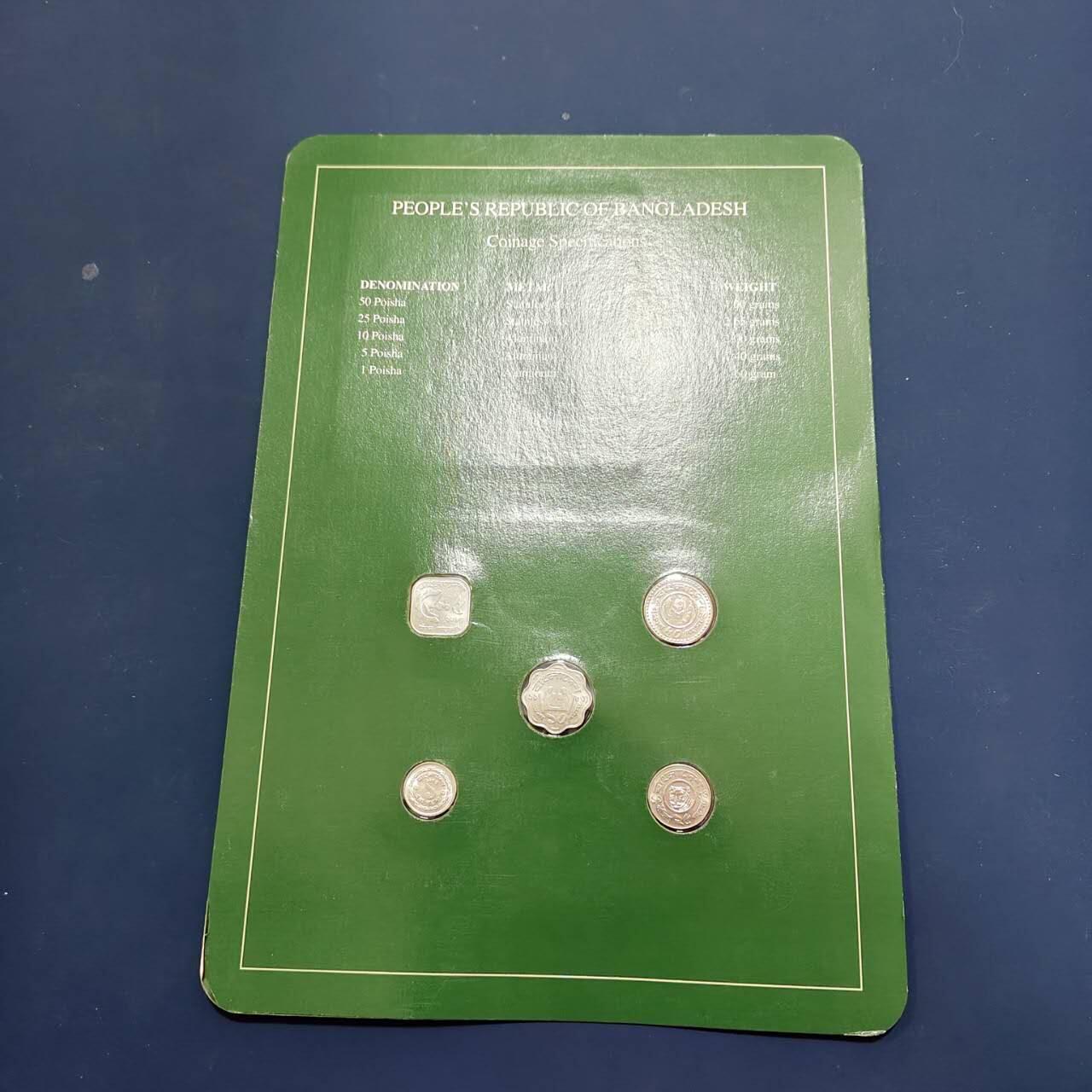 【全场包邮】纯粹捡漏拍492场【封装套币专场】-注意佣金 【富兰克林·世界各国硬币系列邮币卡】孟加拉人民共和国