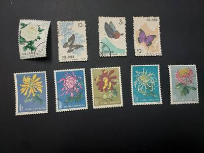 博彦收藏  TM 1月14日 8点 邮票专场 全场包邮 - 老纪特盖销/旧票 9枚，个别瑕疵，大部分上品