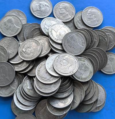 外国优质银币非洲美洲币，周六九点倒数截拍，满百包邮，持续收拍 - 泰国龙舟币100枚