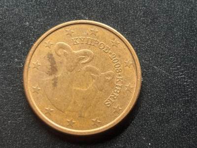 邮泉阁限时拍卖第三十九场 欧洲专场（硬币在国外。请付邮费6元。） - 塞浦路斯2008年5欧分