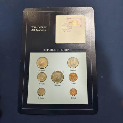 【全场包邮】纯粹捡漏拍492场【封装套币专场】-注意佣金 - 【富兰克林·世界各国硬币系列邮币卡】基里巴斯共和国