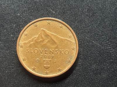 邮泉阁限时拍卖第三十九场 欧洲专场（硬币在国外。请付邮费6元。） - 斯洛伐克2009年2欧分