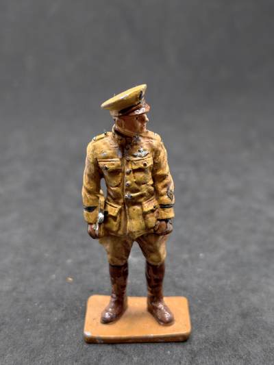 凯旋世界勋赏（第21期冬季大拍）（欢迎送拍）（对拍品有疑问请询问客服，不接受到手刀，出价默认拍品品相。请认真阅读拍卖规则！出价默认已认可！）（收到货请录制开箱视频，无视频概不处理问题。） - 西班牙Del Prado品牌出品的1918年美国陆军航空勤务队教官金属兵人模型。