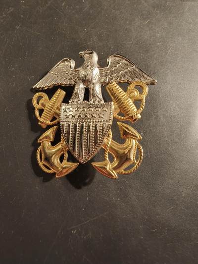 老王徽章第175期 - 美国海军大檐帽帽徽