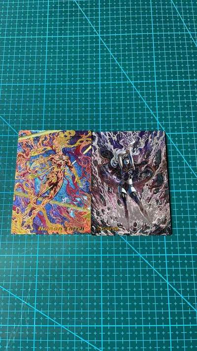 满200包邮！龙虎卡牌-七一场（满200元包邮，无佣金，每周六结拍，欢迎送拍） - 粗闪2张 谭壹盲包 漫威系列 - 霹雳火&风暴女