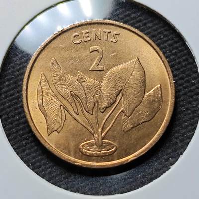 KK钱币收藏小铺  第399期  百期特拍（四拍之三）2月预留时间 周末发货 -  1979基里巴斯2分铜币 好品